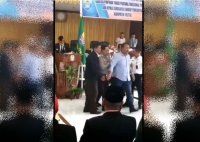 Ini Video Wabup Tolitoli Nyaris Hajar Bupati di Acara Pelantikan 